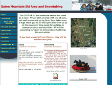 Tablet Screenshot of eatonmountain.com